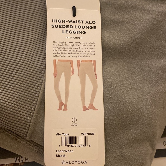 High-Waist Alosoft Lounge Legging - Picture 7 of 7